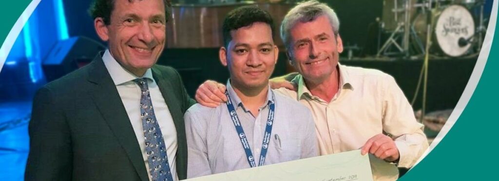 DR. Delower Hossain, UHB member received the prestigious GRMF Award 2019 at EBC, Netherlands